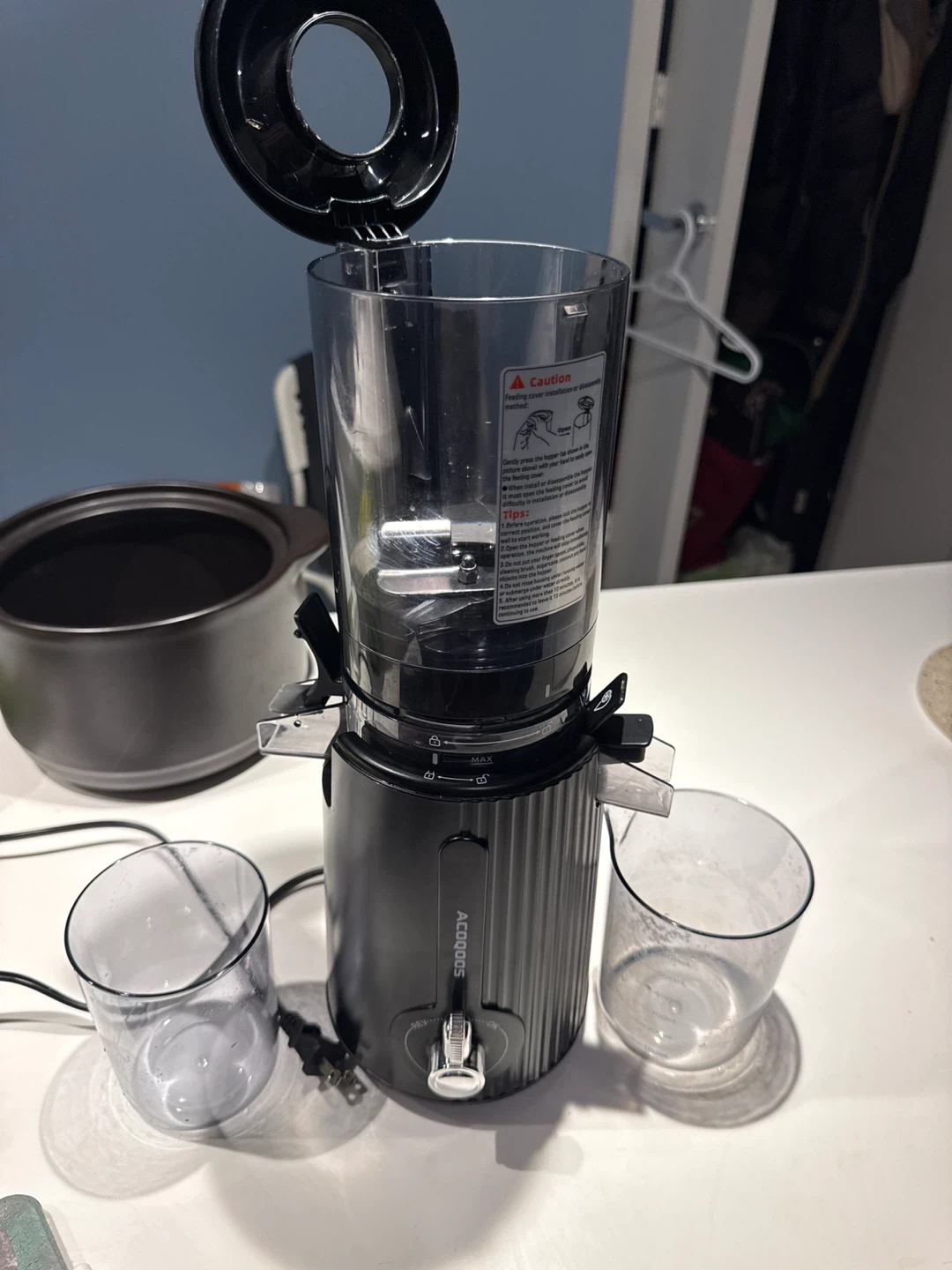 ACOQOOS Cold Press Juicer - Black - photo 4