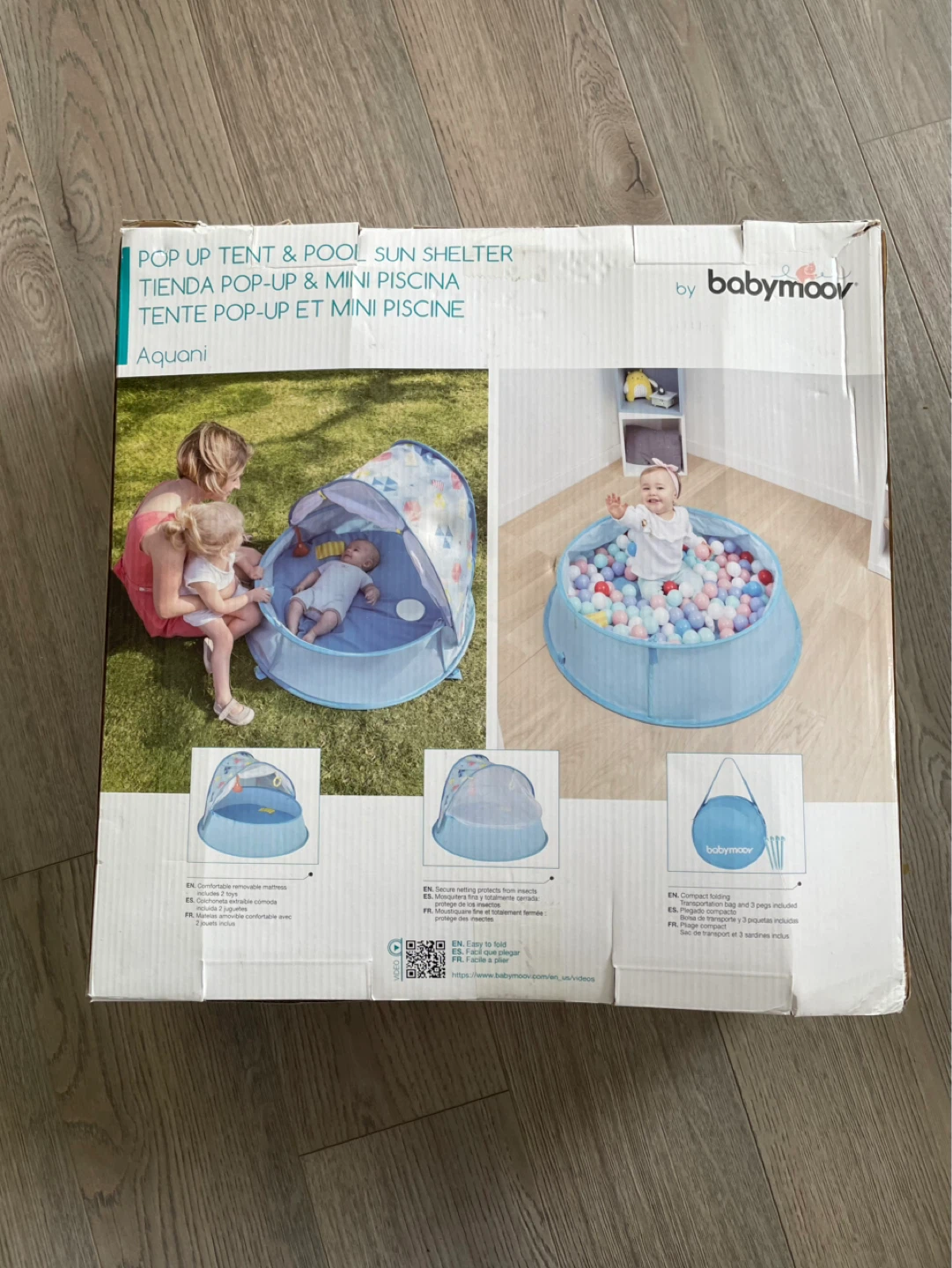 Babymoov Aquani Pop Up Tent & Pool Sun Shelter - photo 2