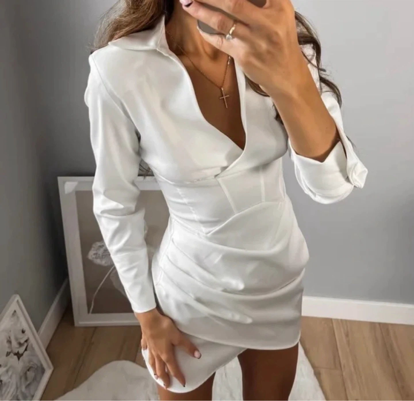 White Zara Dress - photo 3