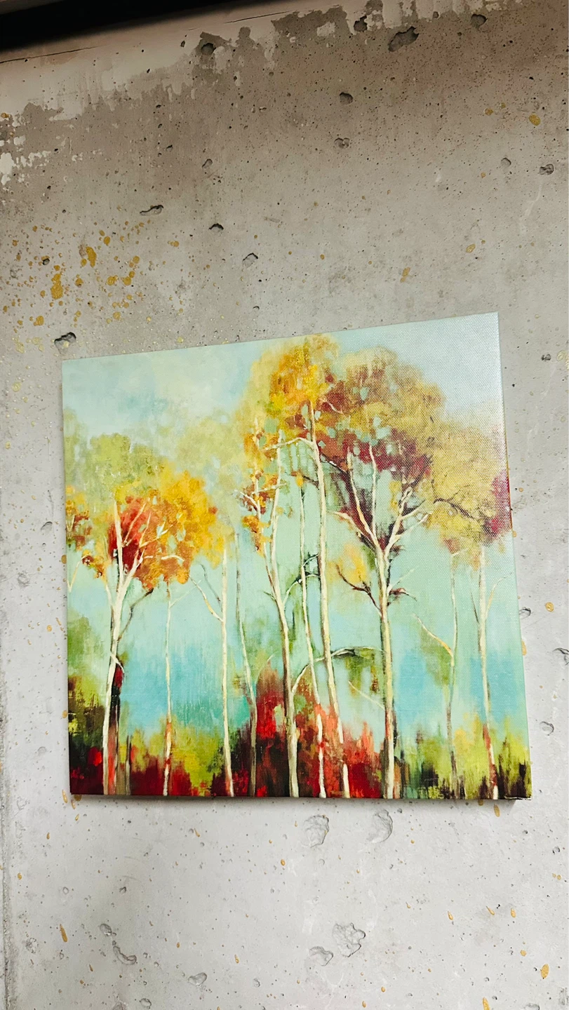 Canvas Wall Art - Autumn Trees