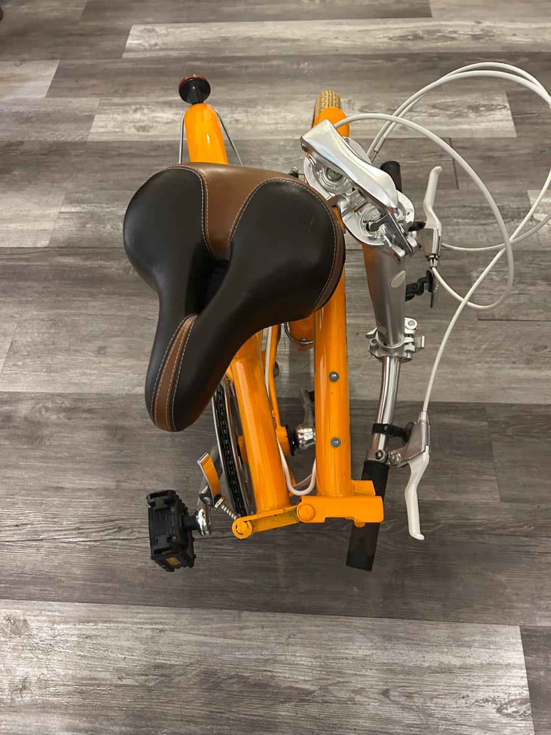 Orange Citizen Folding Bike