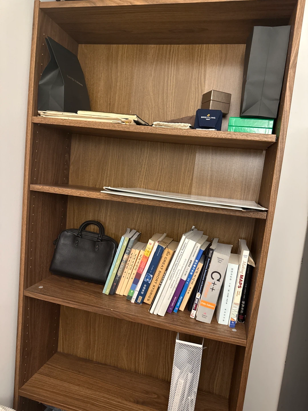 Like New IKEA BILLY Bookcase - Brown Effect Walnut, 80x28x202 cm - photo 4
