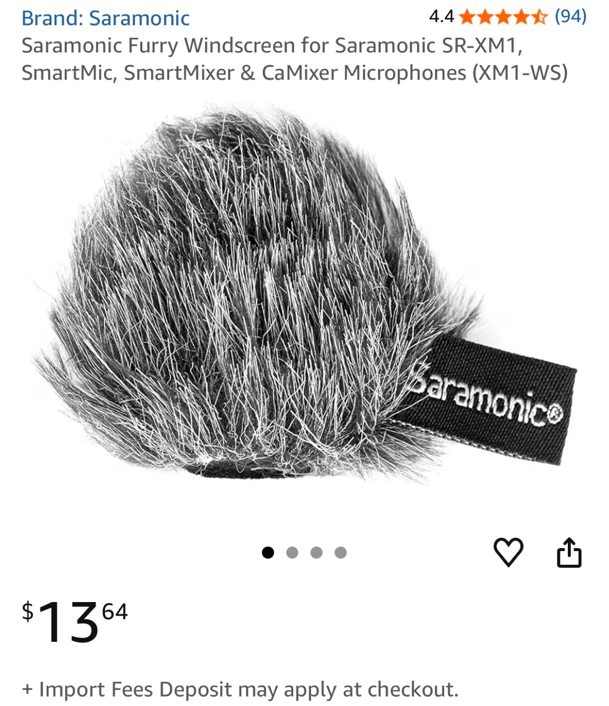 🌱Saramonic Mini Microphone for iPhone/iPad - photo 3