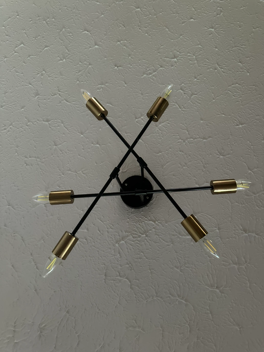 Modern Sputnik Chandelier - 6 Light Fixture - photo 3