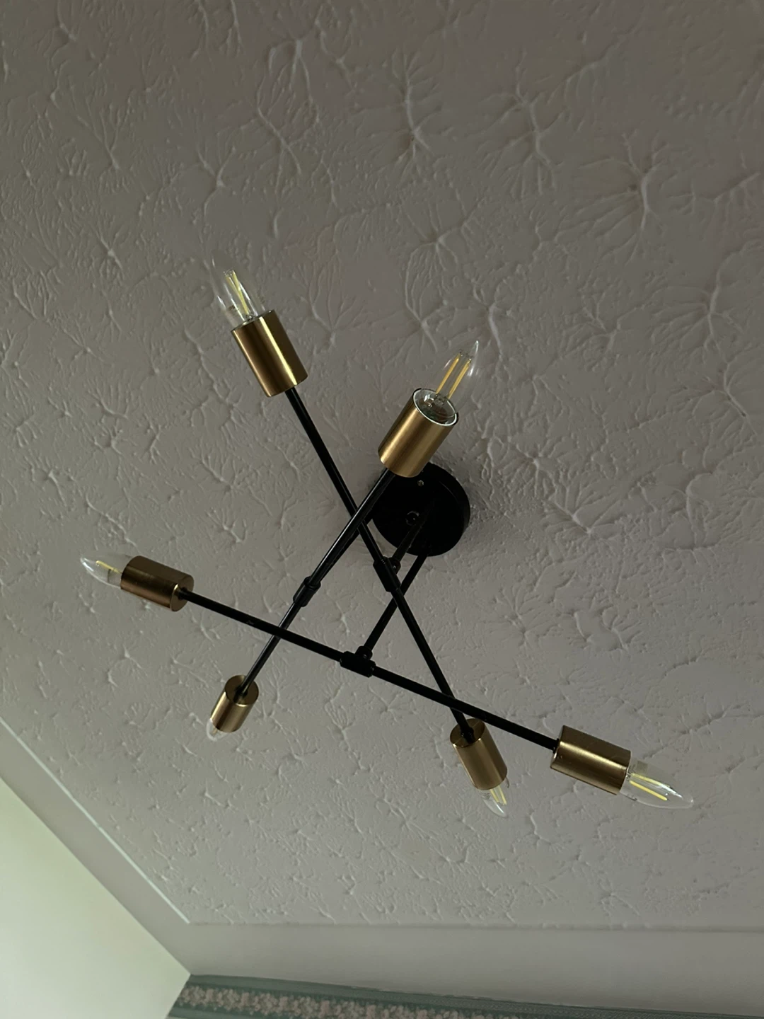 Modern Sputnik Chandelier - 6 Light Fixture - photo 2