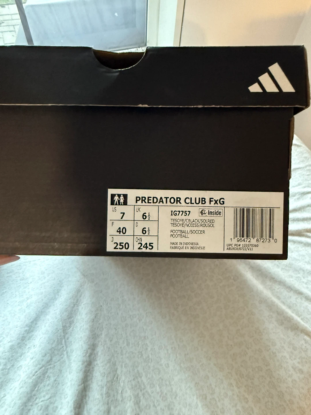 Adidas Predator Club FxG Soccer Cleats - photo 3