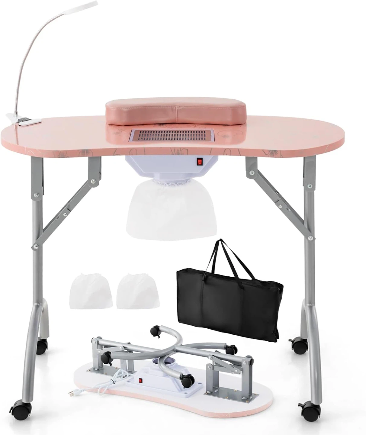 Portable Nail Table Foldable Desk