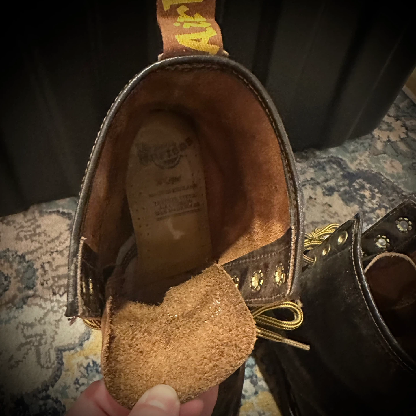 Dr. Martens 1460 Crazy Horse Leather Lace Up Boots Size 9 - photo 4