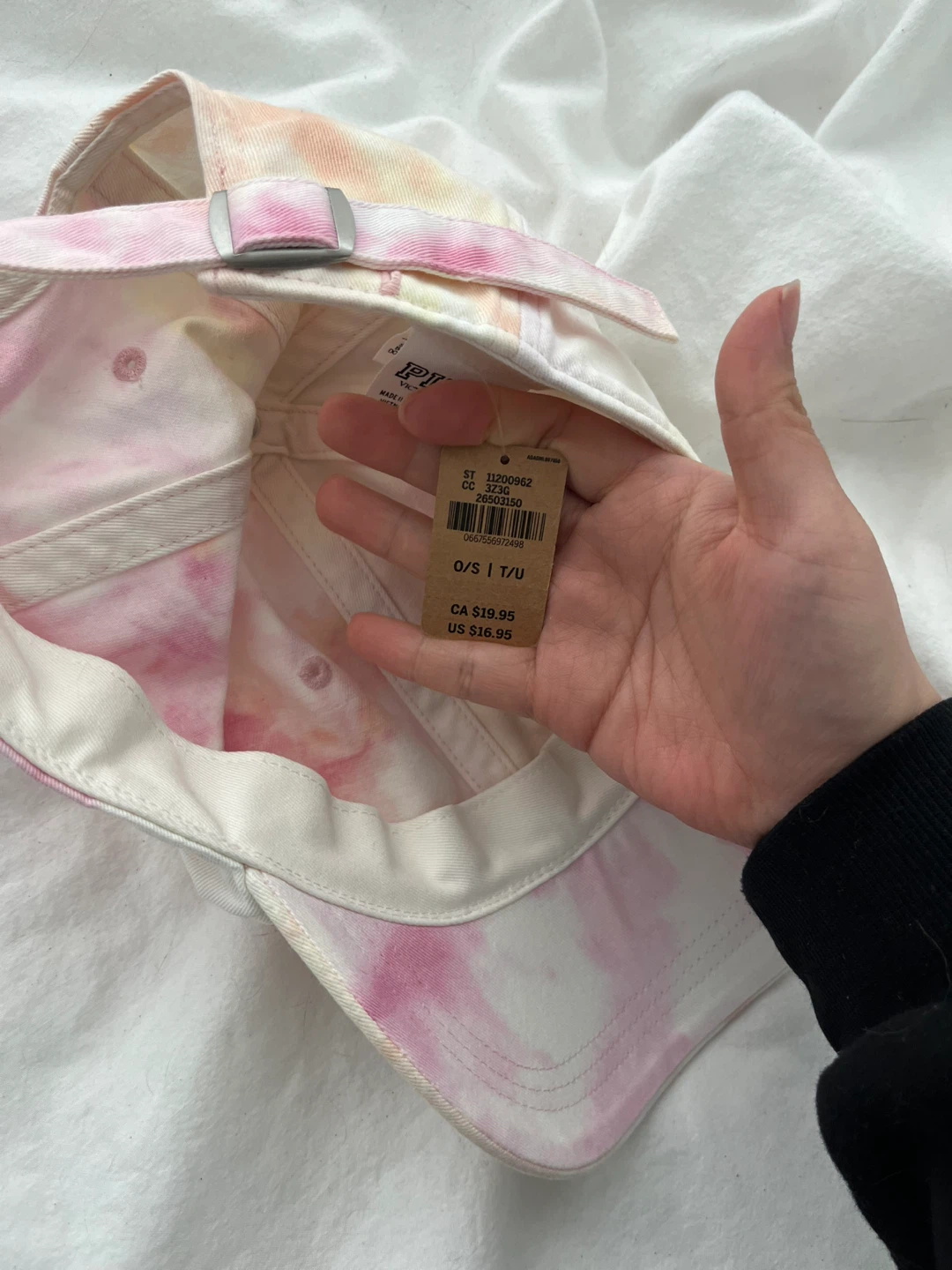 Pink Tie-Dye Baseball Cap - photo 3