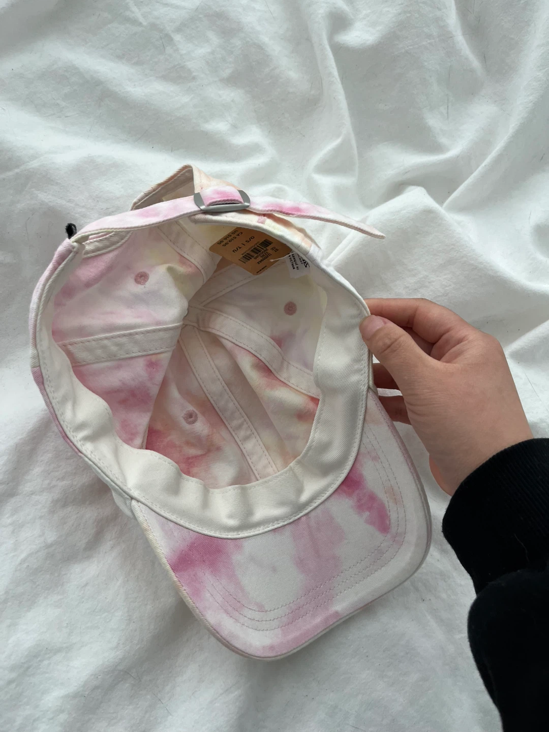 Pink Tie-Dye Baseball Cap - photo 2