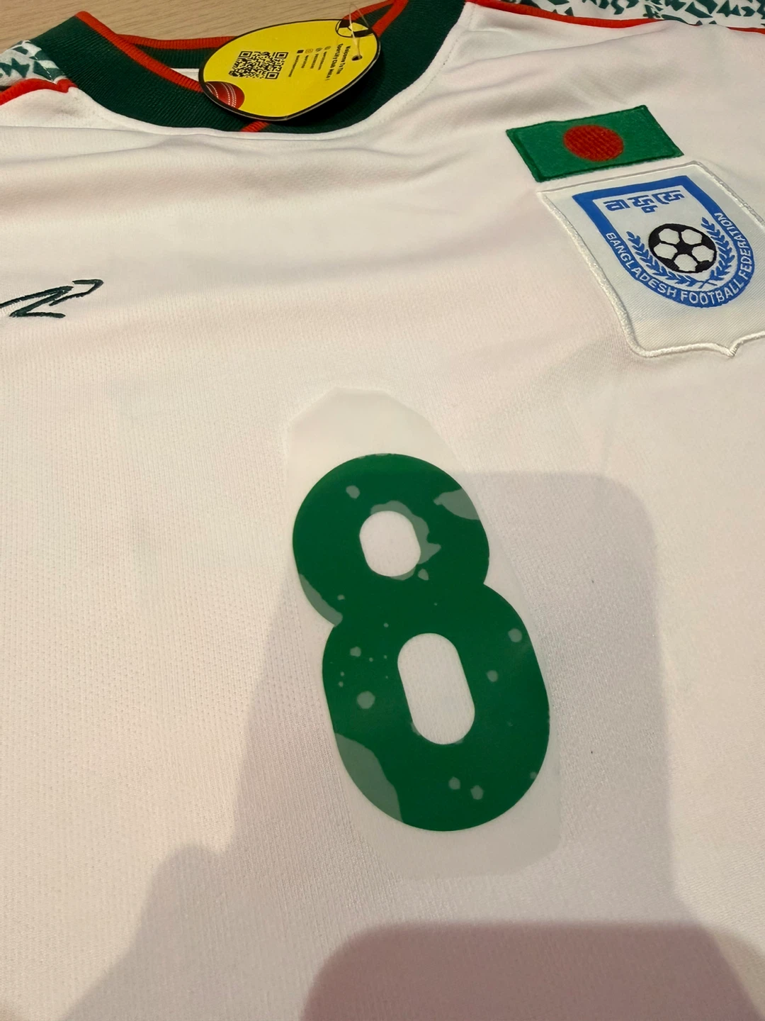 Bangladesh National Football Team Jersey Hamza #8 - photo 5