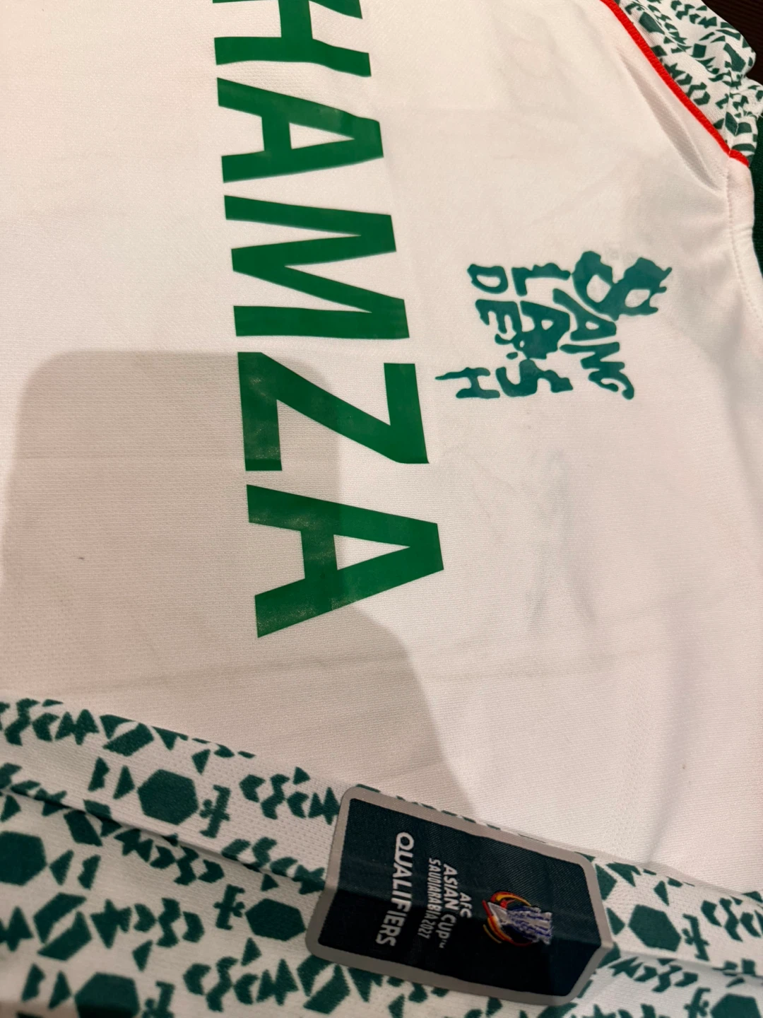 Bangladesh National Football Team Jersey Hamza #8 - photo 3