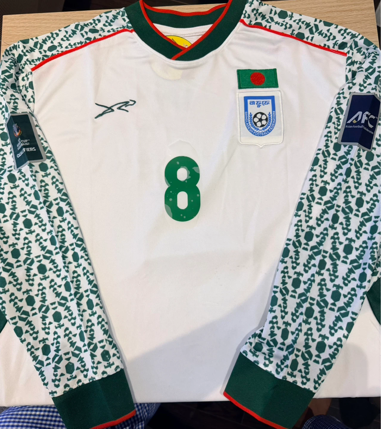 Bangladesh National Football Team Jersey Hamza #8
