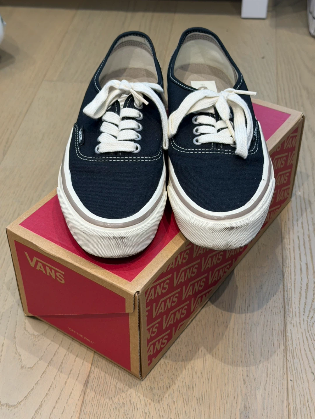 Vans Authentic Low Top Shoes - Black/Off-White - photo 4