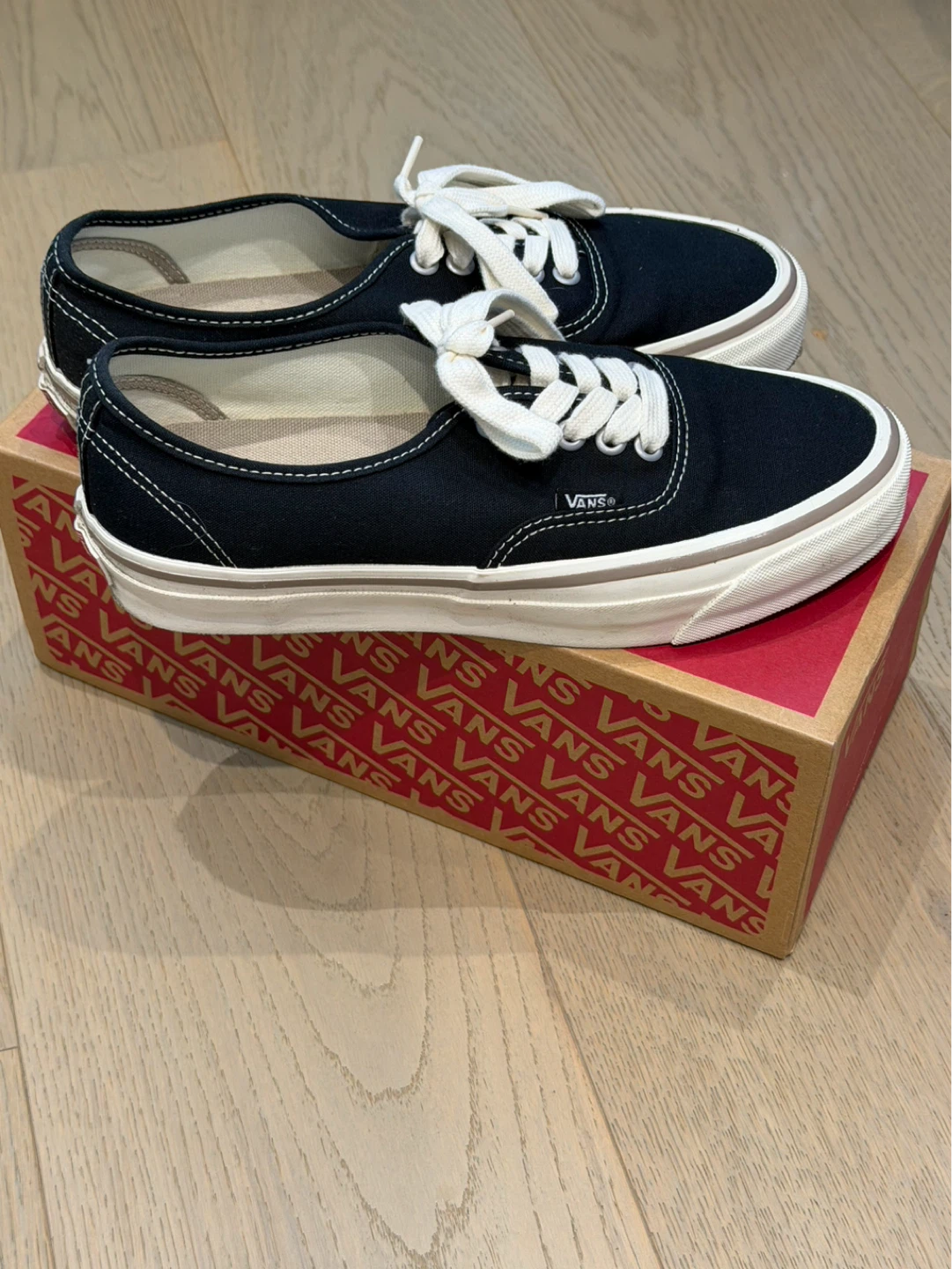 Vans Authentic Low Top Shoes - Black/Off-White - photo 3