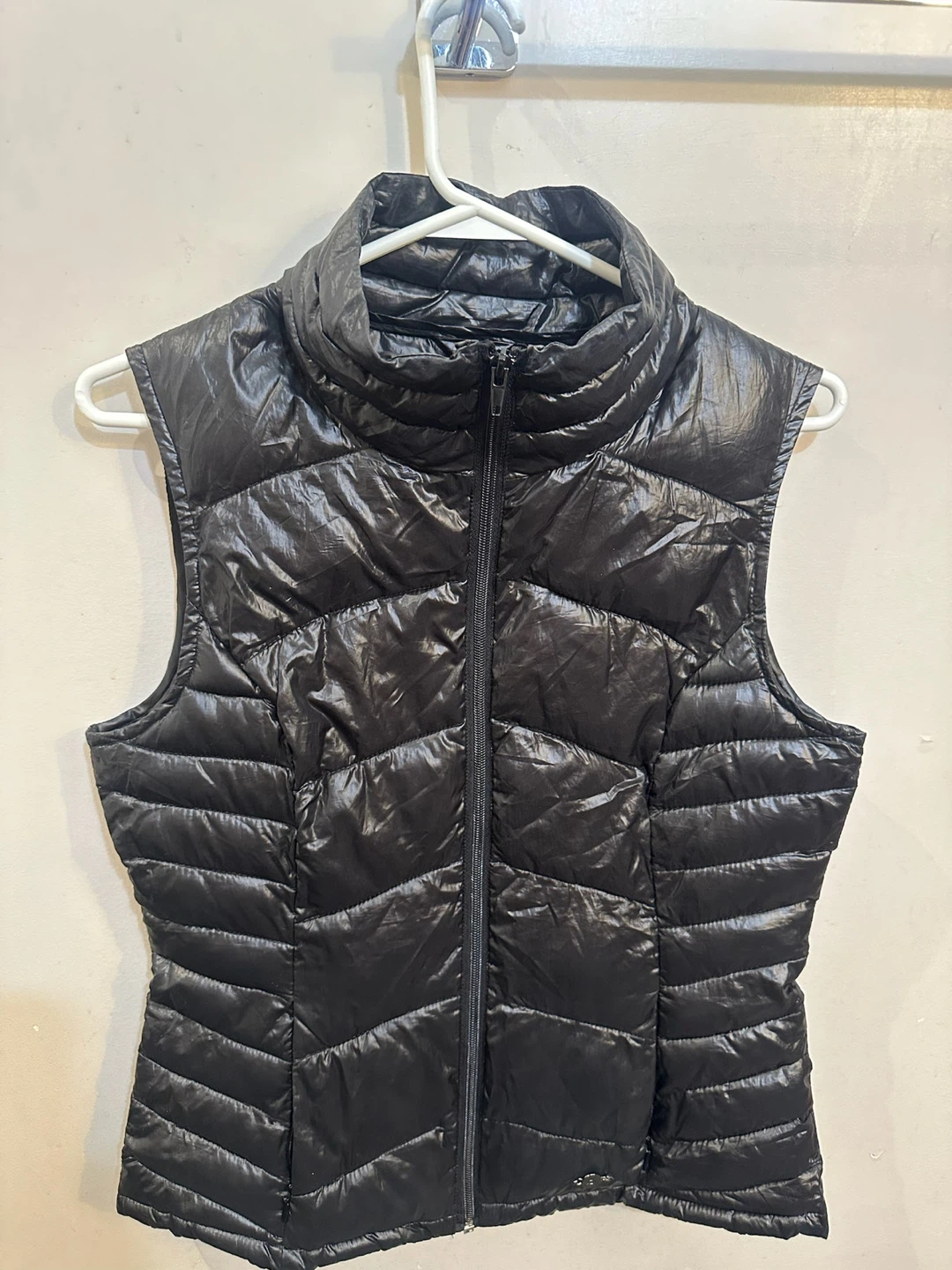 Black Bebe Puffer Vest - Size M