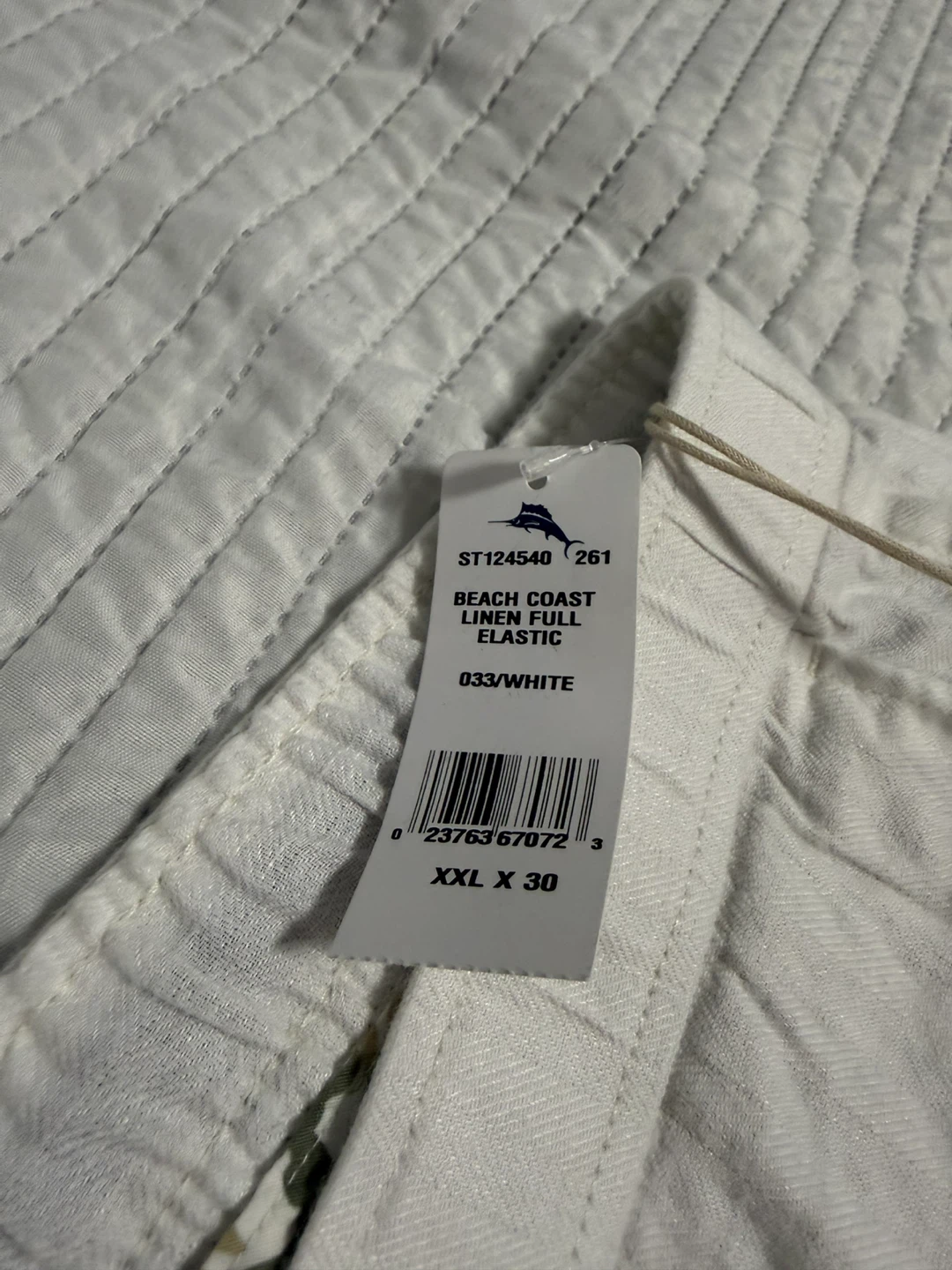 Mens Tommy Bahamas Linen White Pants - photo 3