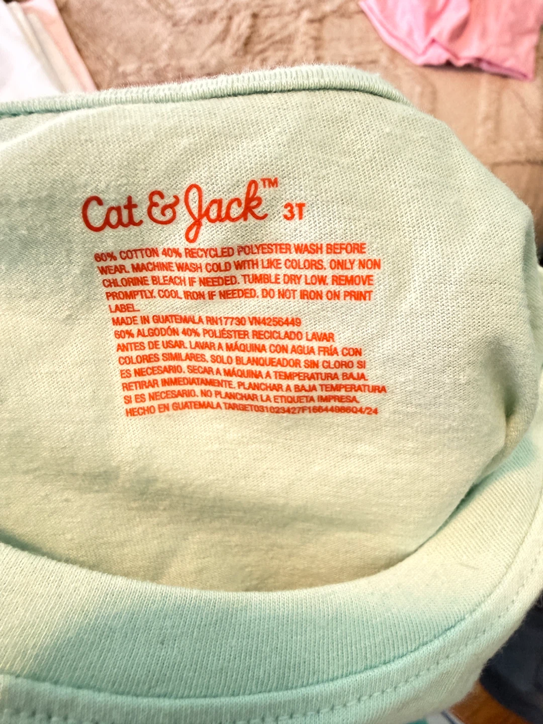 Cat & Jack 3T Light Blue Short Sleeve T-Shirt - photo 2