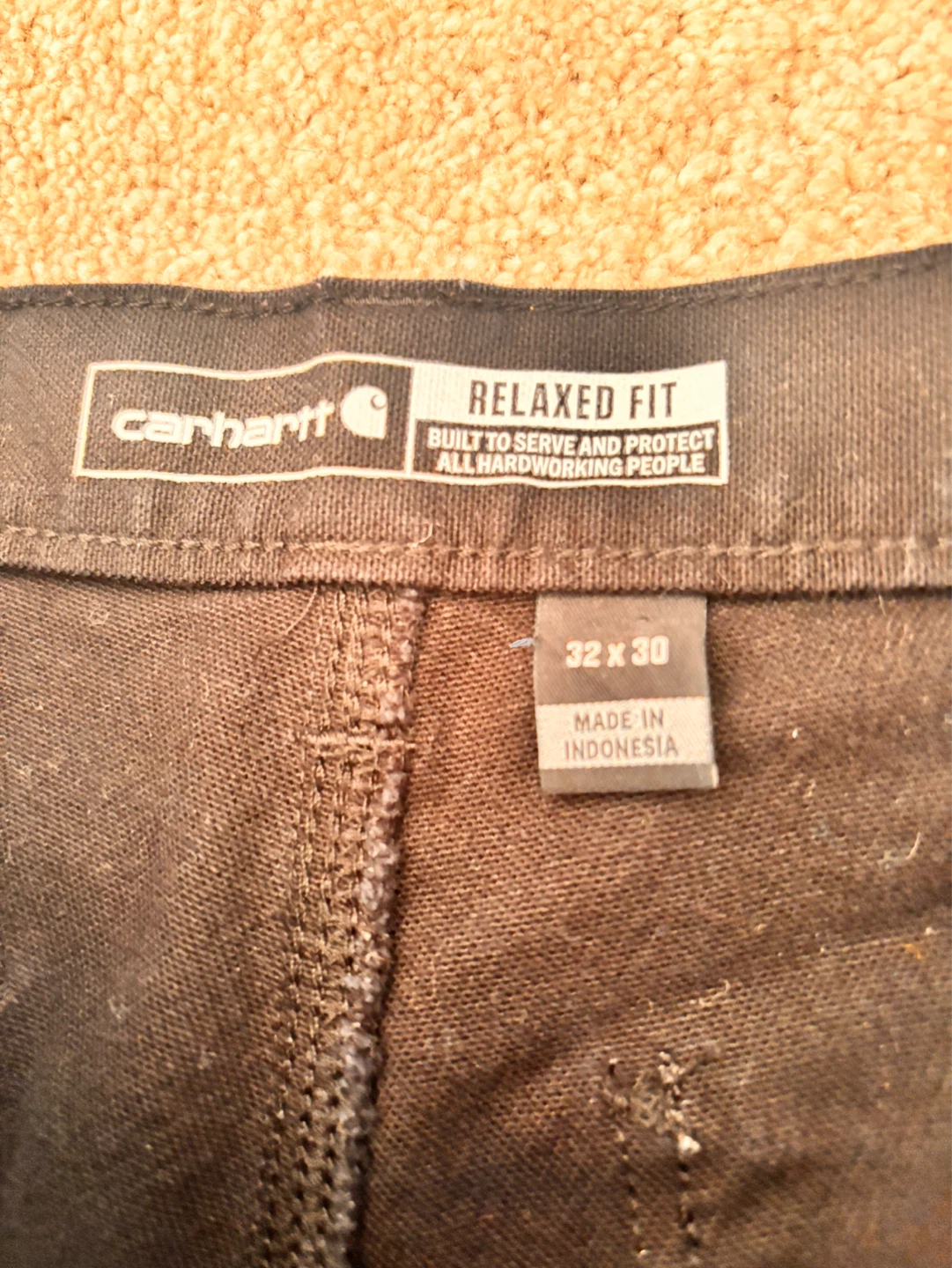 Carhartt Relaxed Fit Work Pants - Black - 32x30 - photo 3