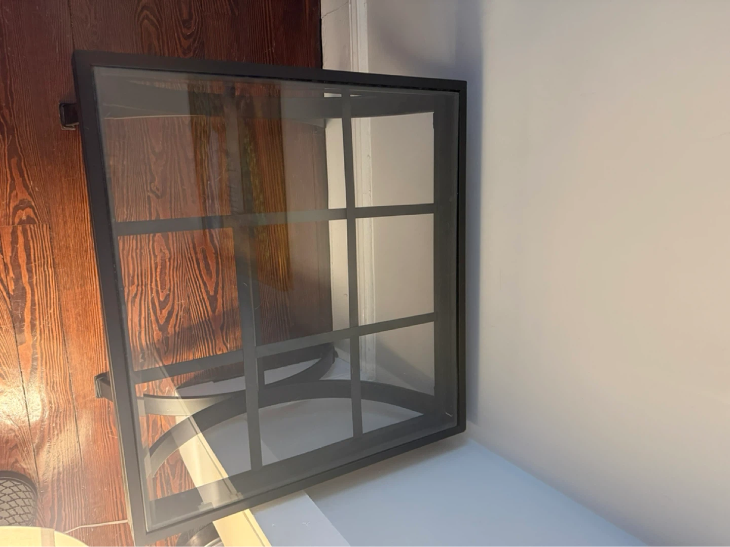 Glass Top Coffee Table and 2 end tables with Metal Frame - photo 3