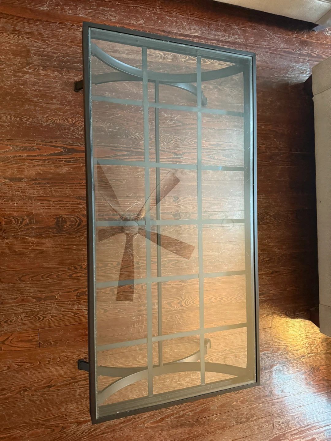 Glass Top Coffee Table and 2 end tables with Metal Frame