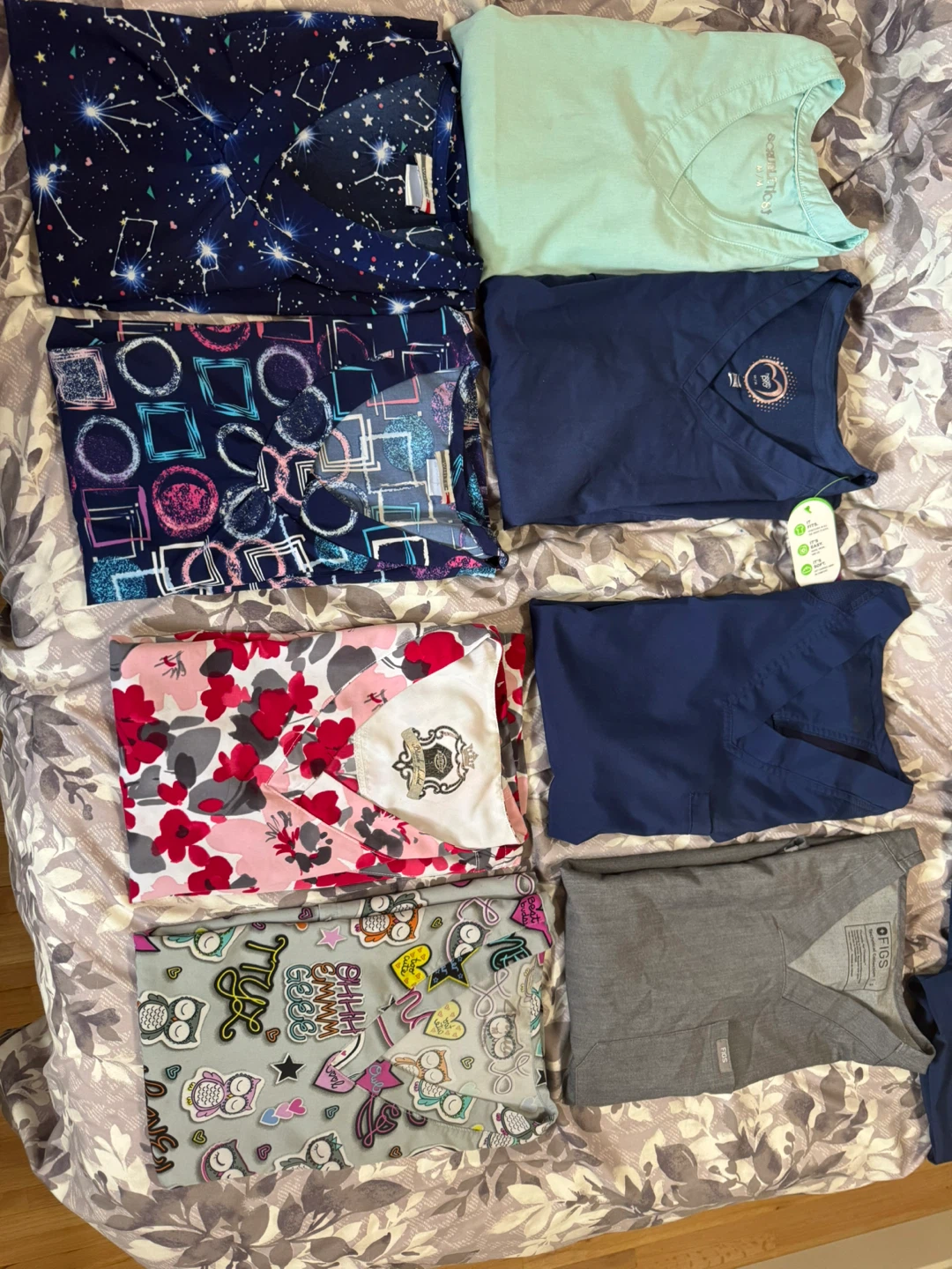 Scrub Top Collection: FIGS, Scrubletics, Health Pro