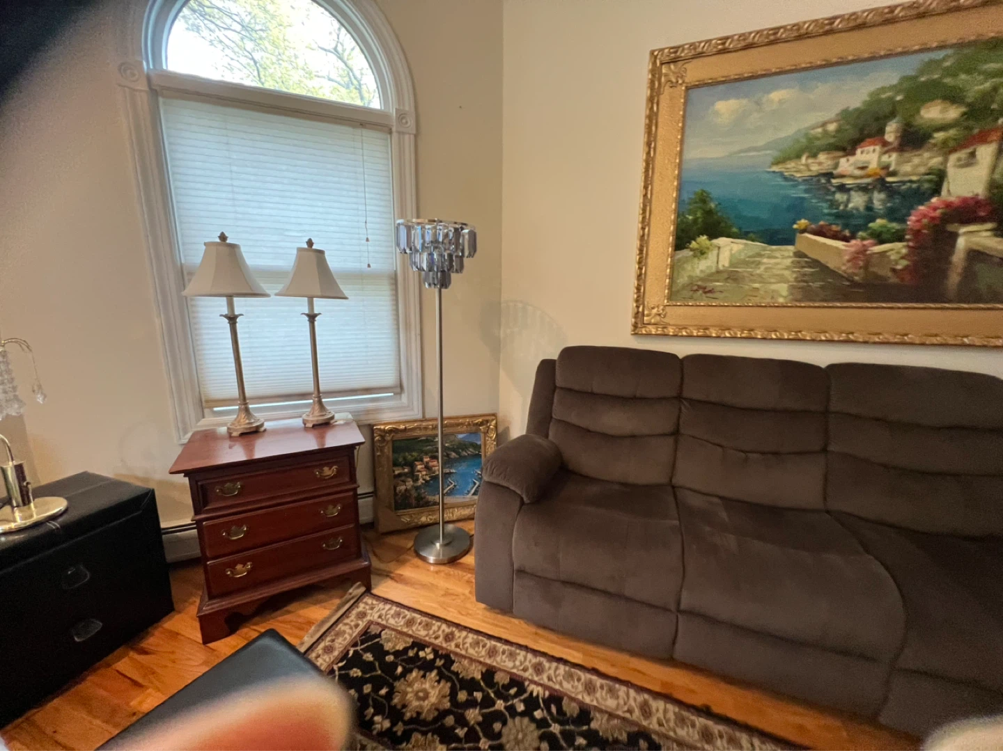 Leather Reclining Sofa Set