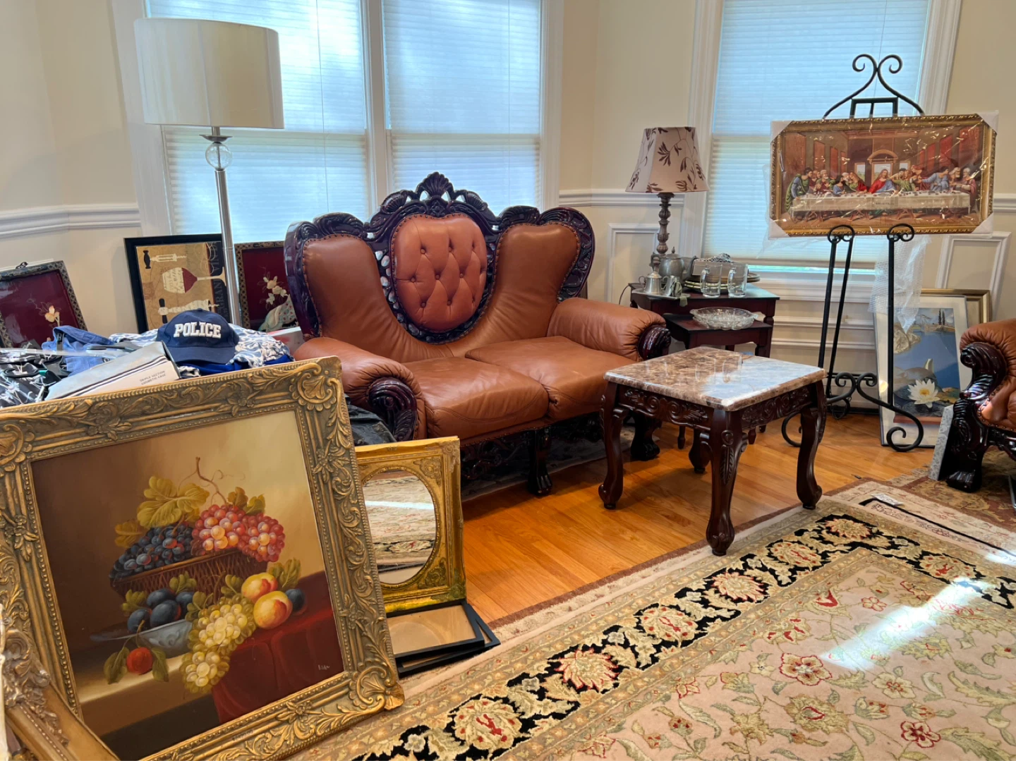 Leather Reclining Sofa Set - photo 3