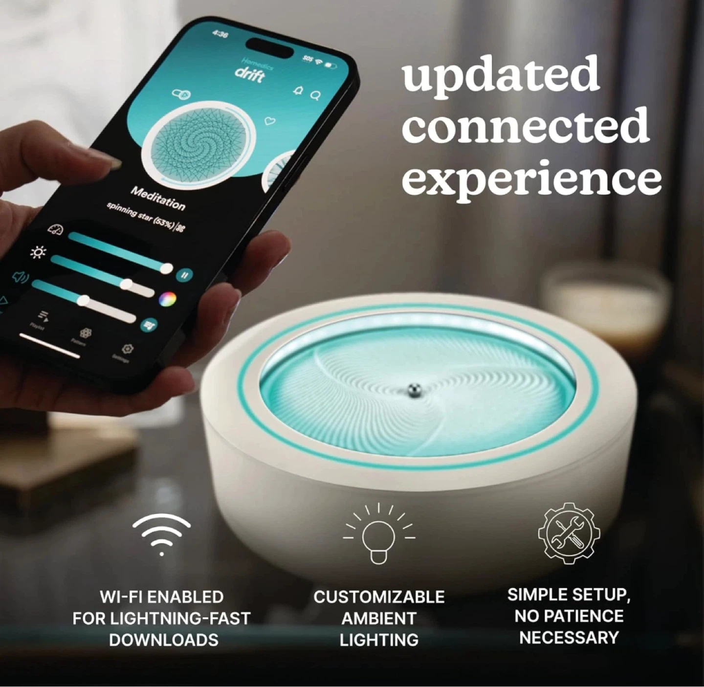 HoMedics Drift 11" Sandscape 2.0 Mindfulness Desk Toy - photo 3