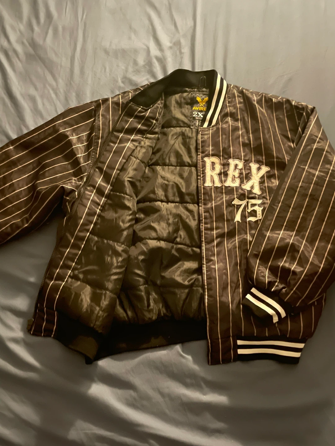 Y2K Avirex Rex 75 Bomber Jacket - photo 2