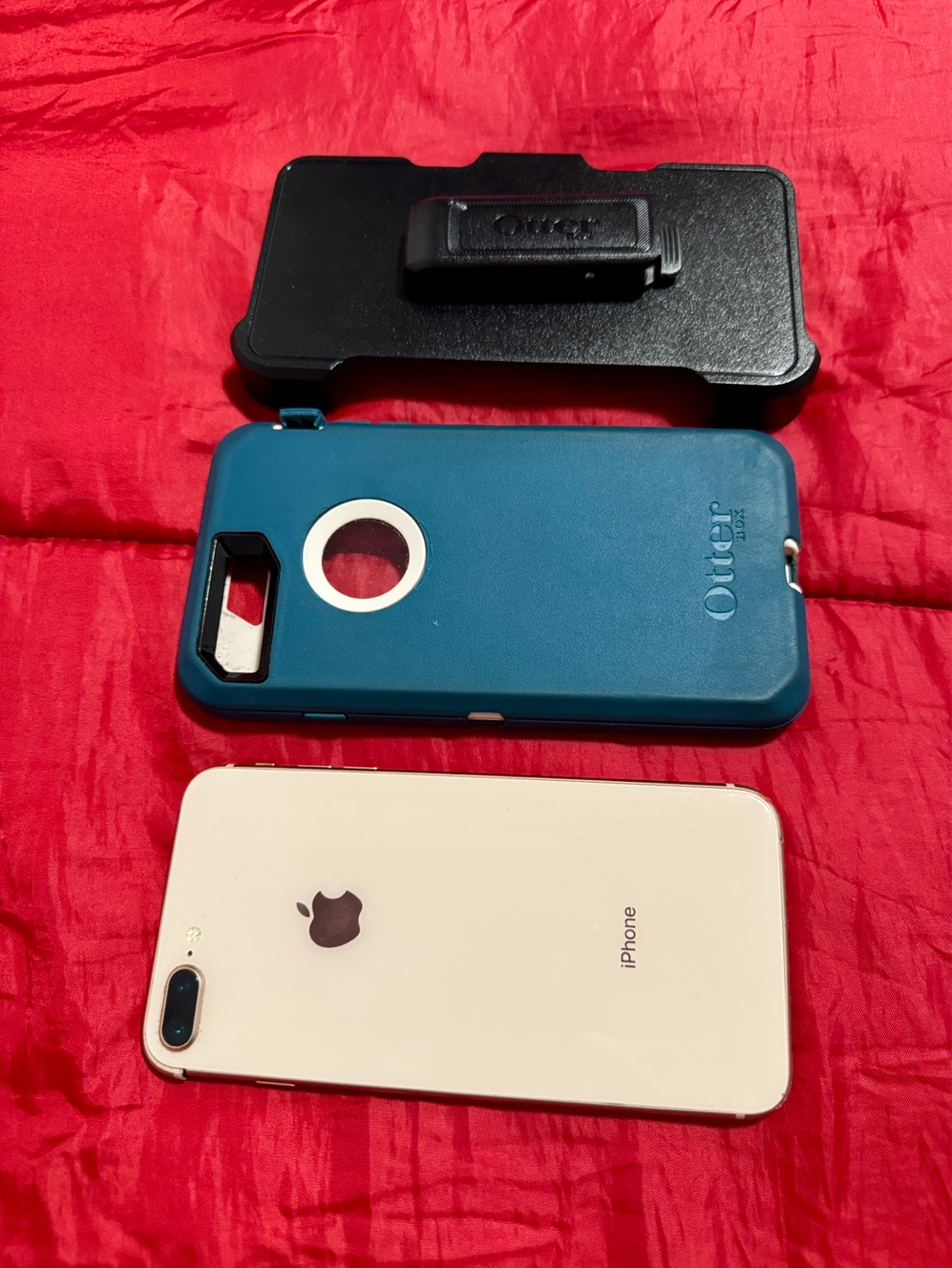 iPhone 8 Plus 64GB Gold with Otterbox Case and Accessories - photo 2