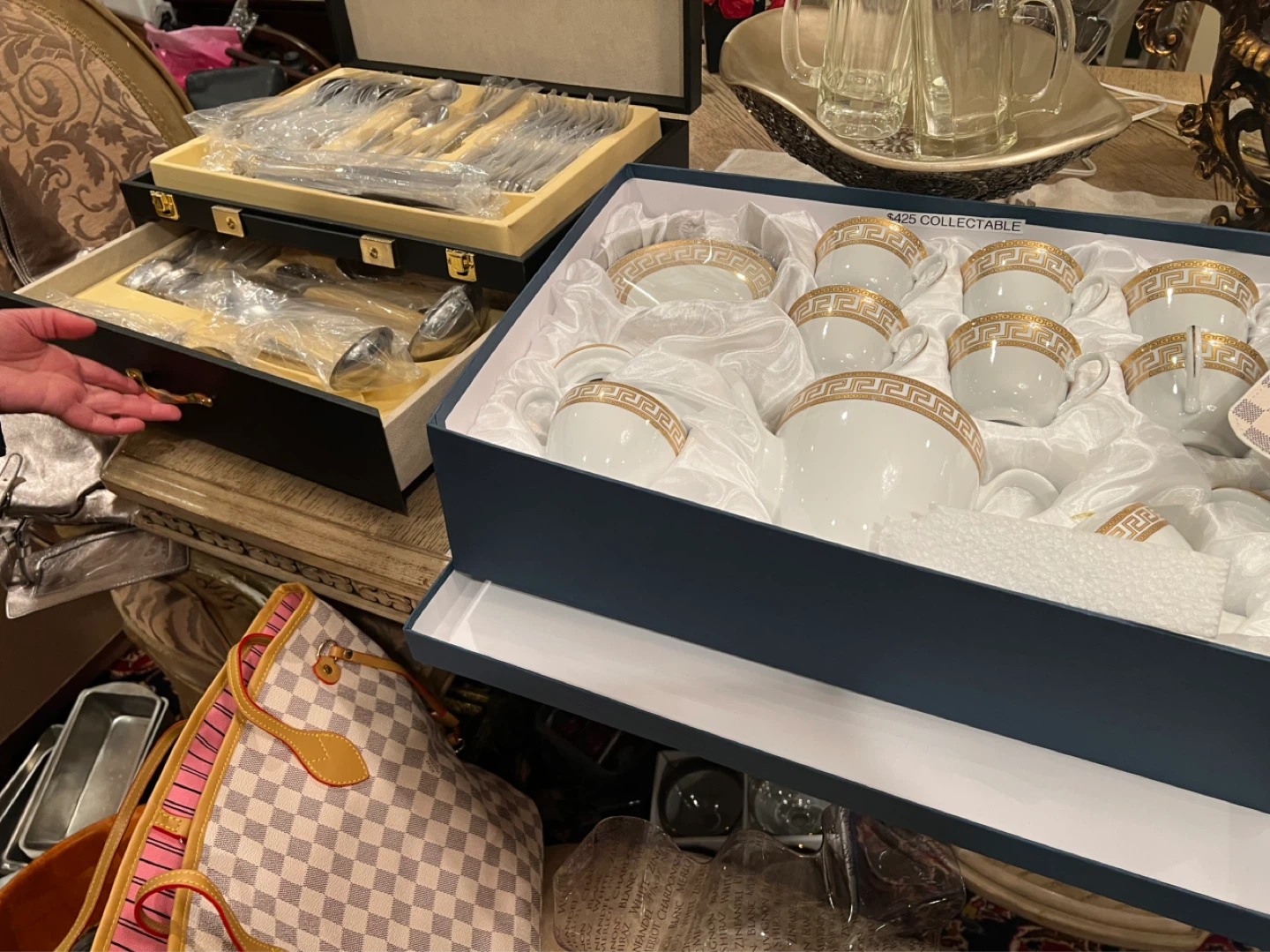Versace Style Coffee/Tea Cup and Saucer Set - photo 4