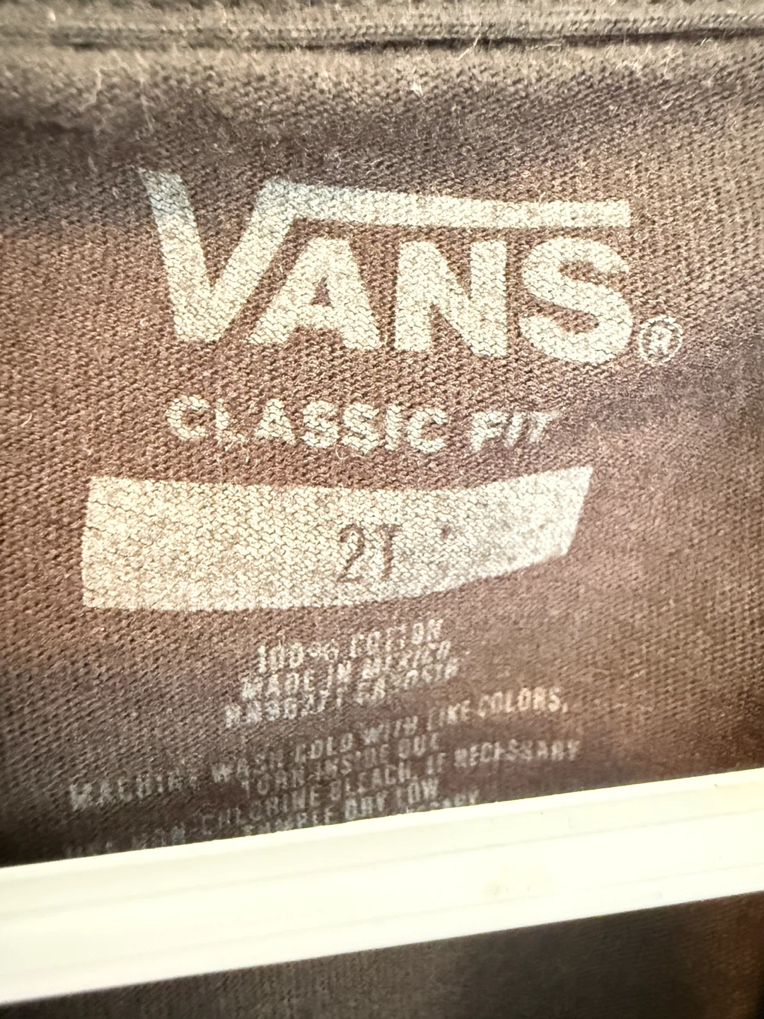 Vans Classic Fit T-Shirt Youth Size 2T - photo 2