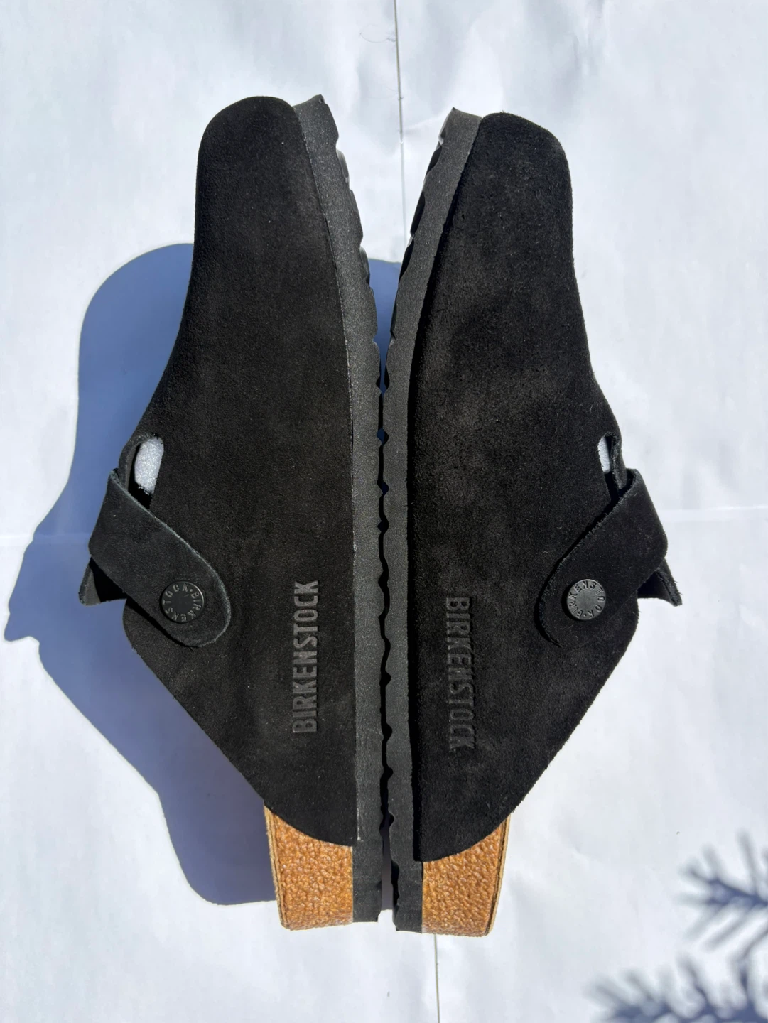 Birkenstock Black Suede Clogs - Size 40 - photo 2