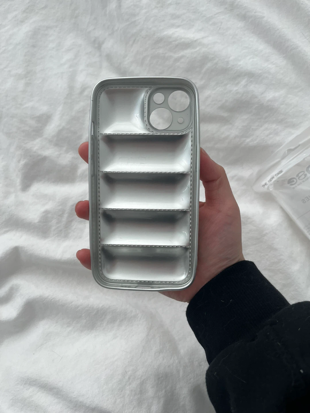 The North Face Puffer iPhone 13 Case - Silver - photo 3