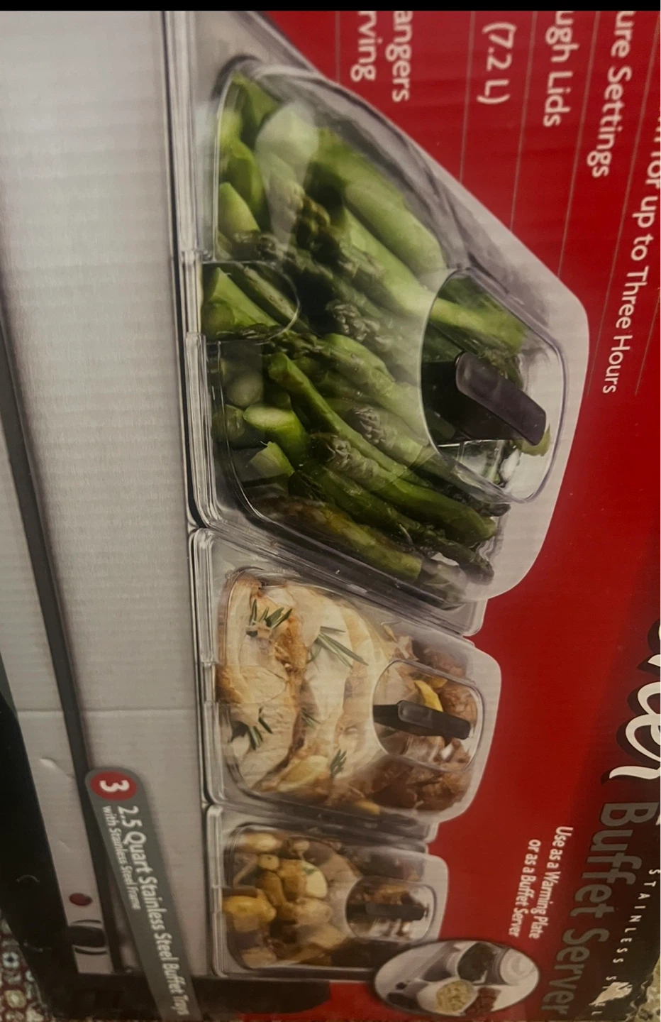 Betty Crocker Stainless Steel Buffet Server - photo 2
