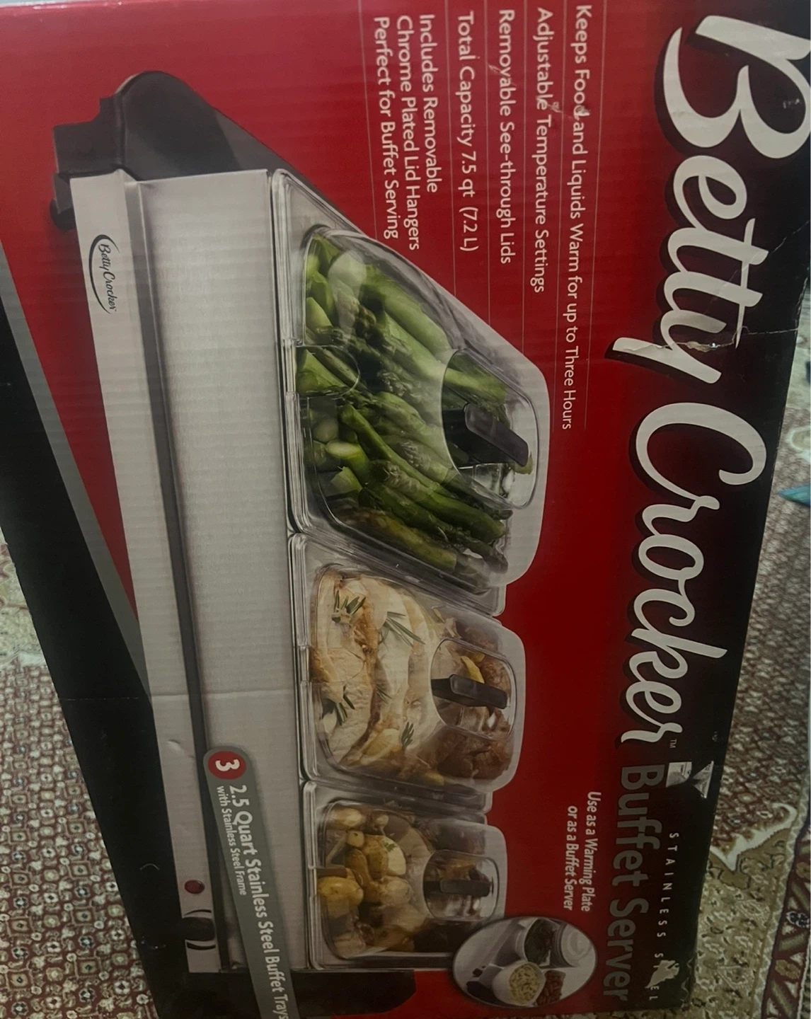 Betty Crocker Stainless Steel Buffet Server - photo 3