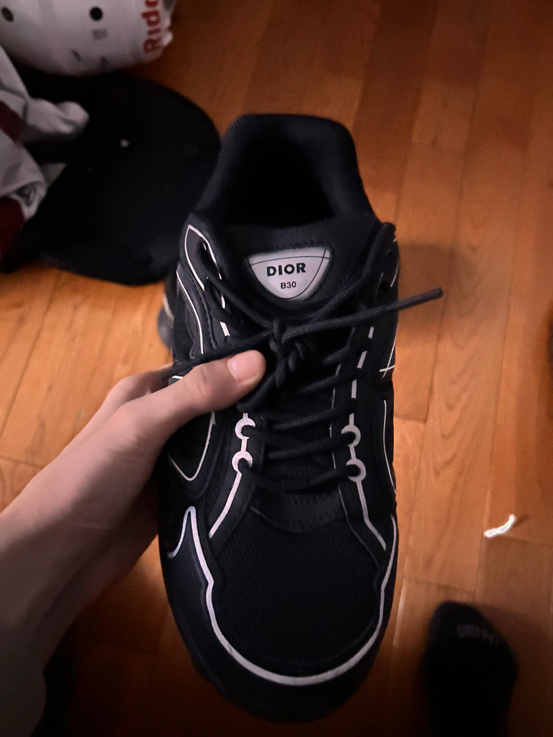 DIOR B30 Black Sneakers - photo 4
