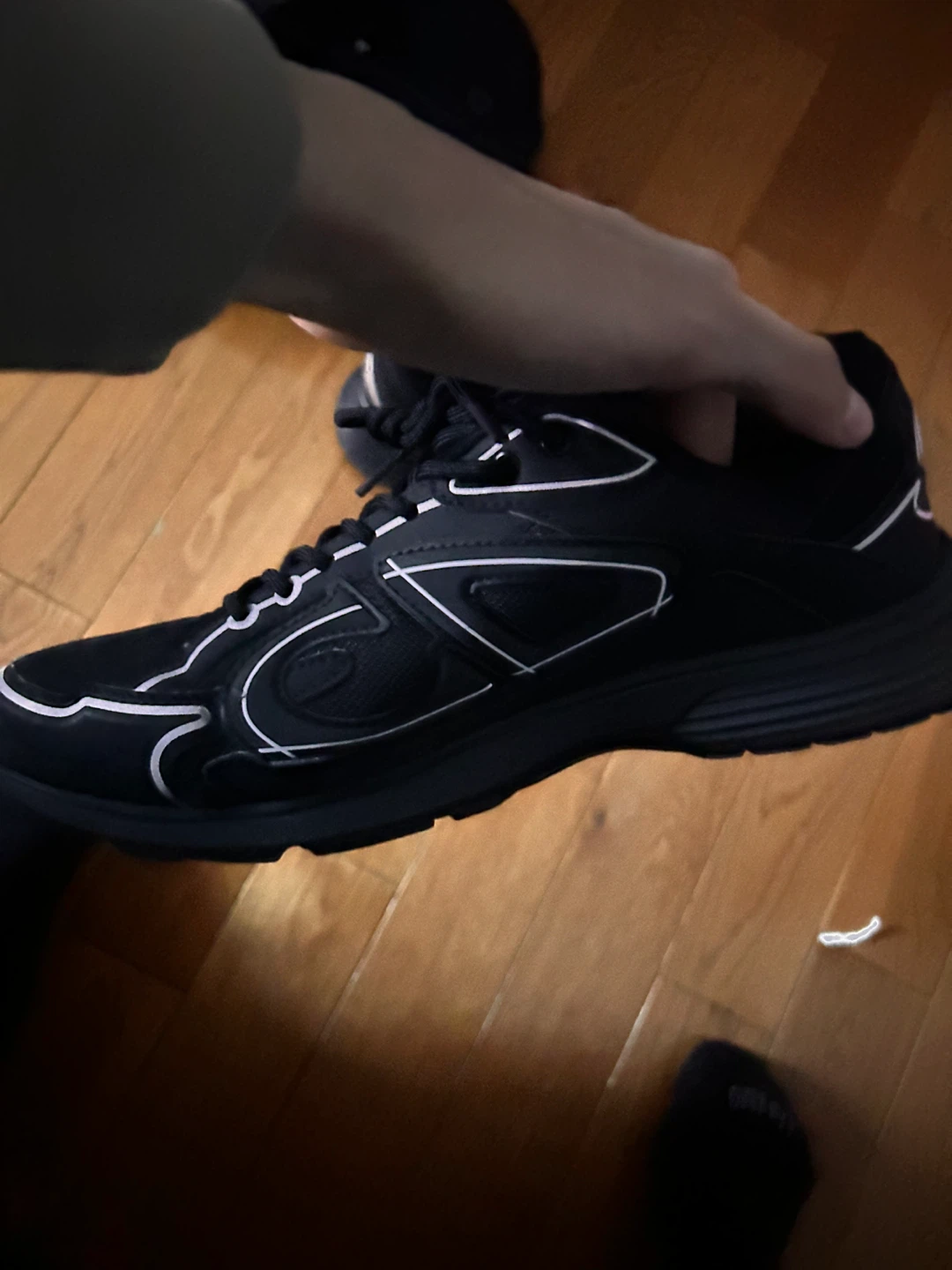 DIOR B30 Black Sneakers - photo 3