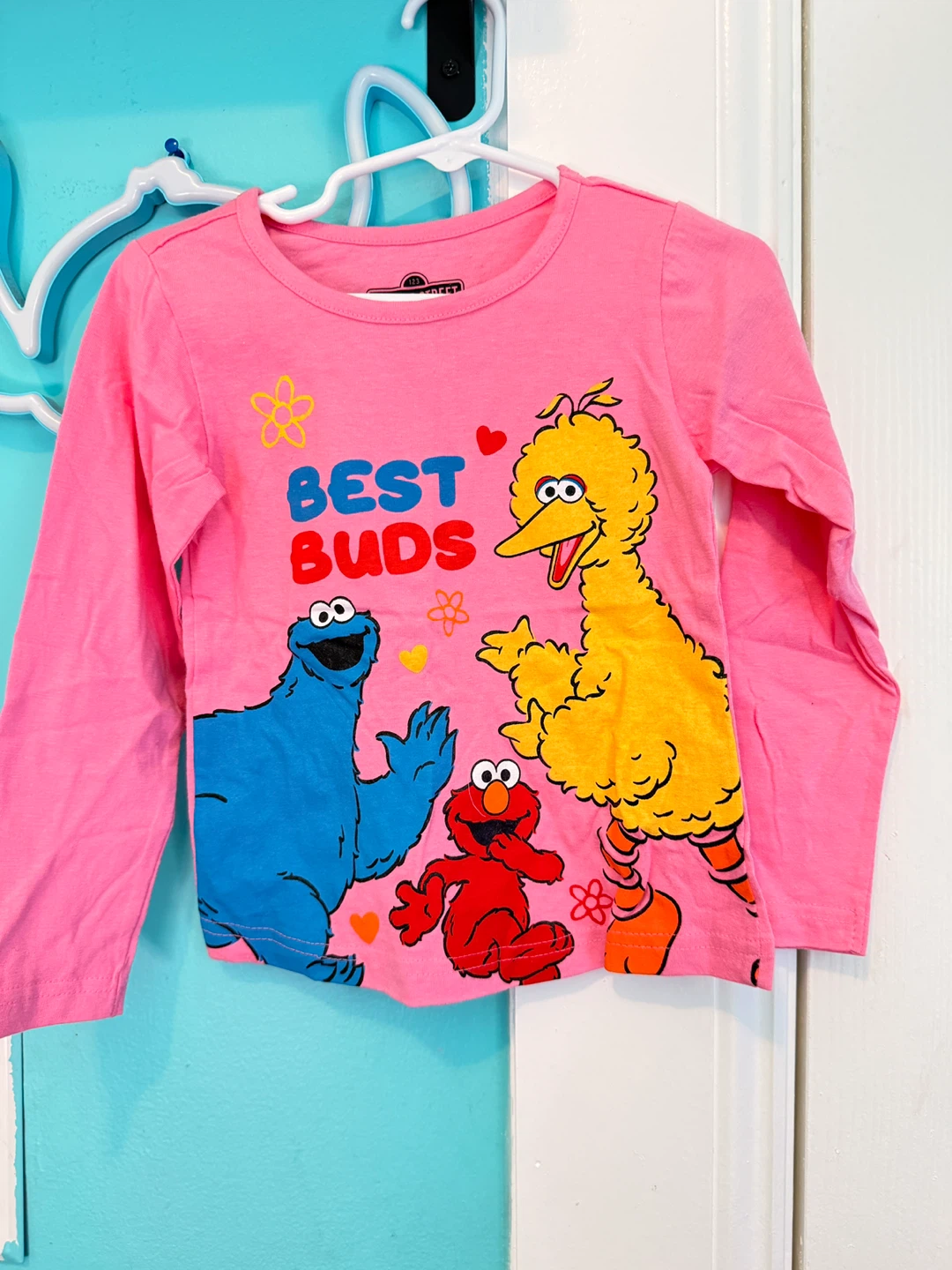 Sesame Street "Best Buds" Long Sleeve Shirt - Size 4T
