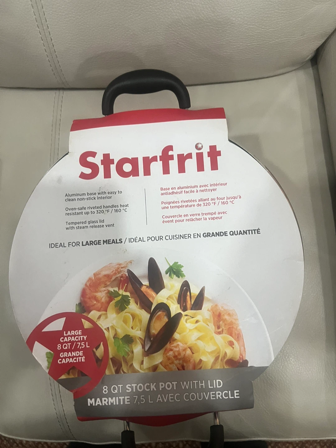 Starfrit 8 Qt Stock Pot with Lid - photo 3