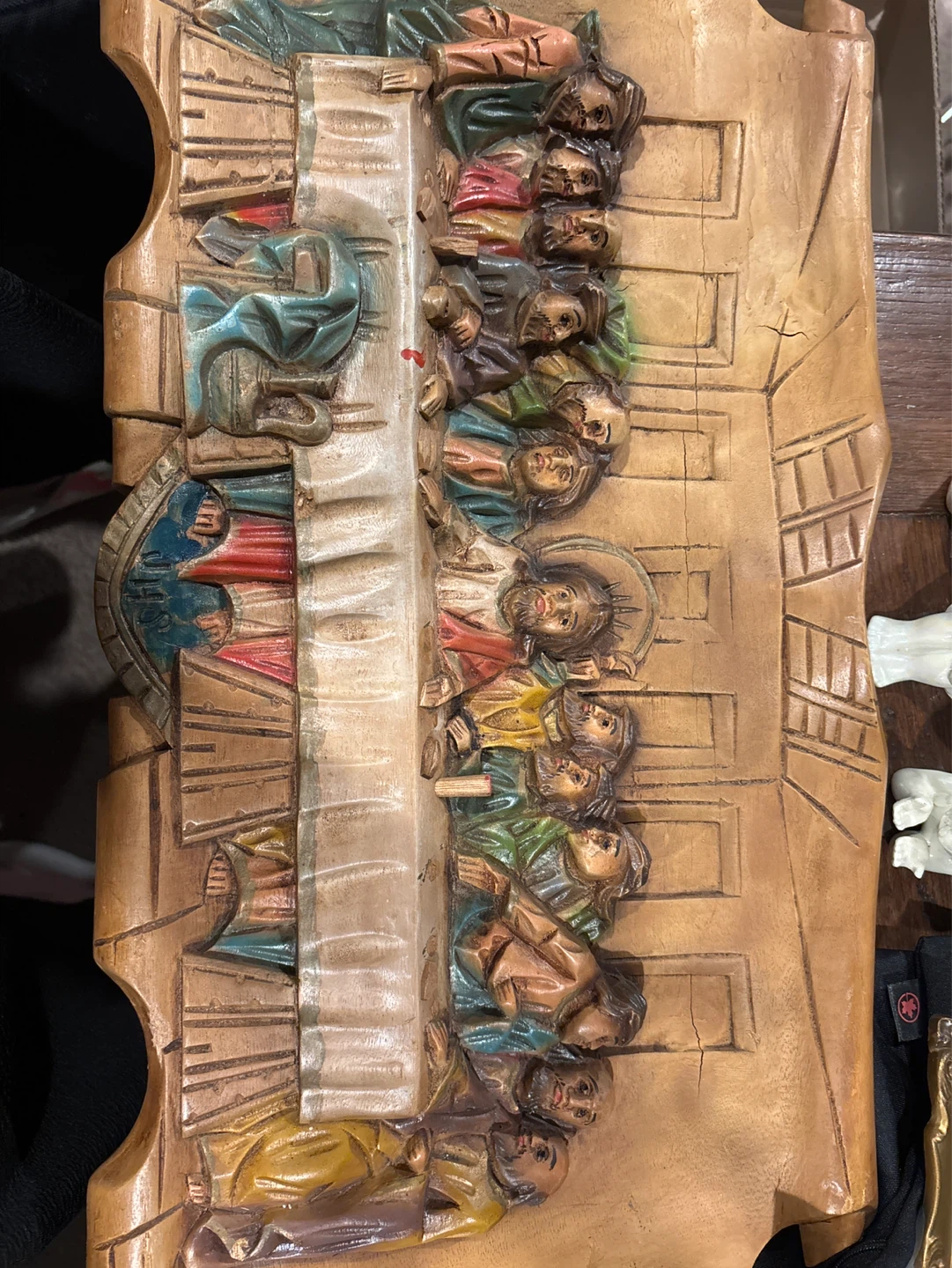 Wooden Last Supper Wall Art
