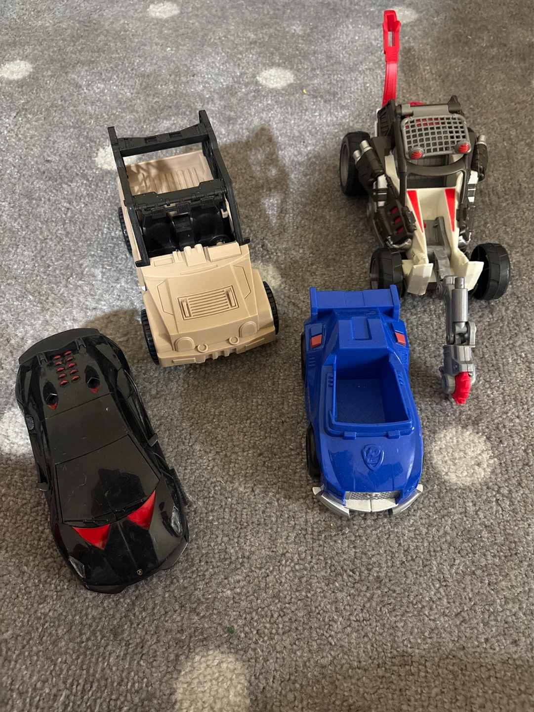 Assorted Toy Vehicles - 4 Pieces