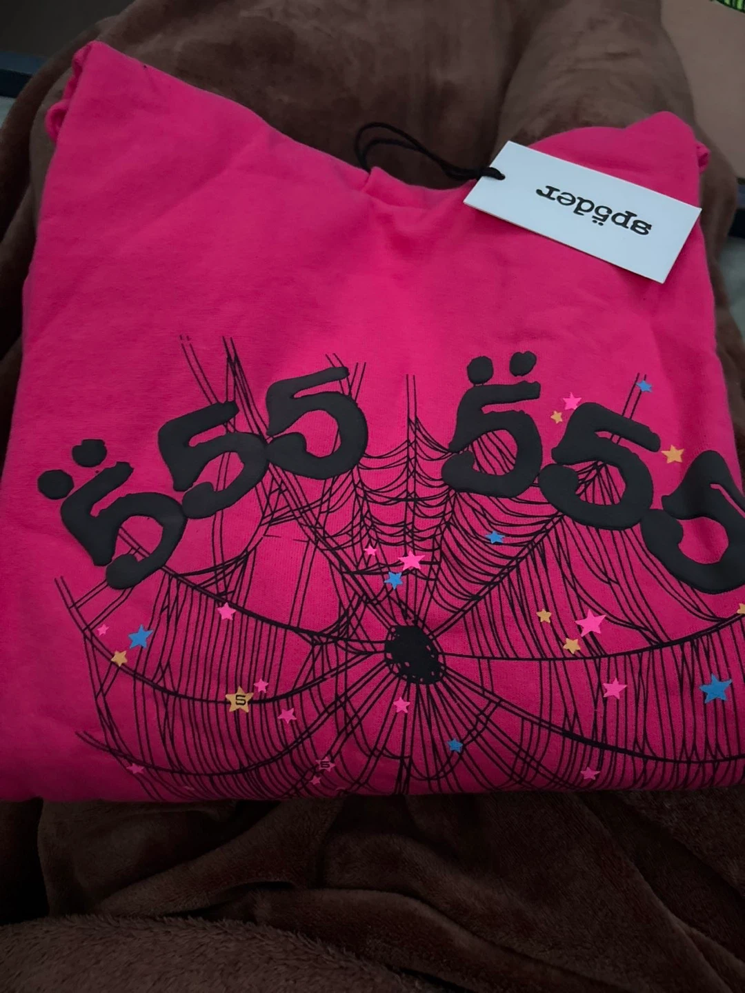 Pink Spider 555 Graphic Hoodie - photo 4
