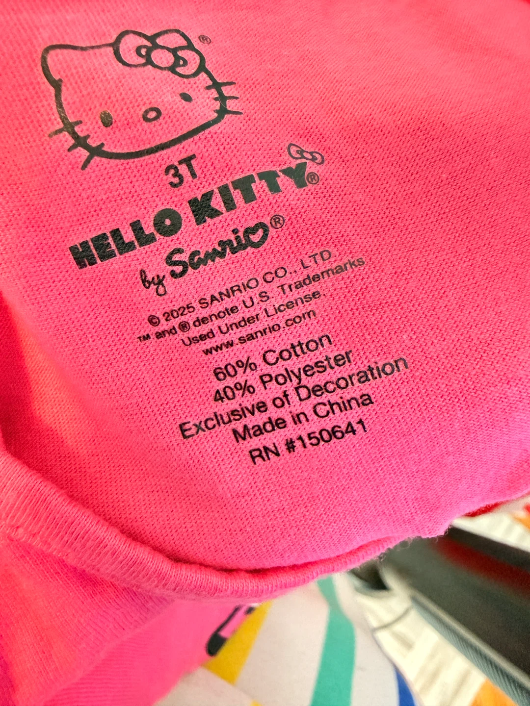 Hello Kitty 3T Pink T-Shirt - photo 2