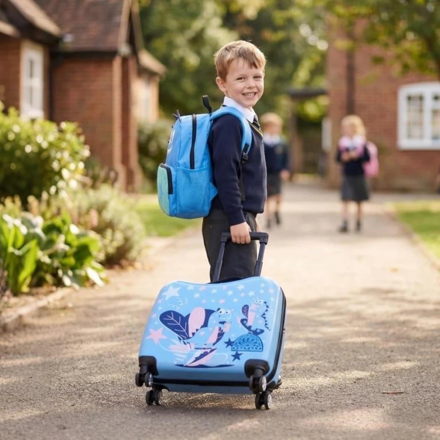 Kids Ride-On Suitcase with Matching Backpack - photo 2