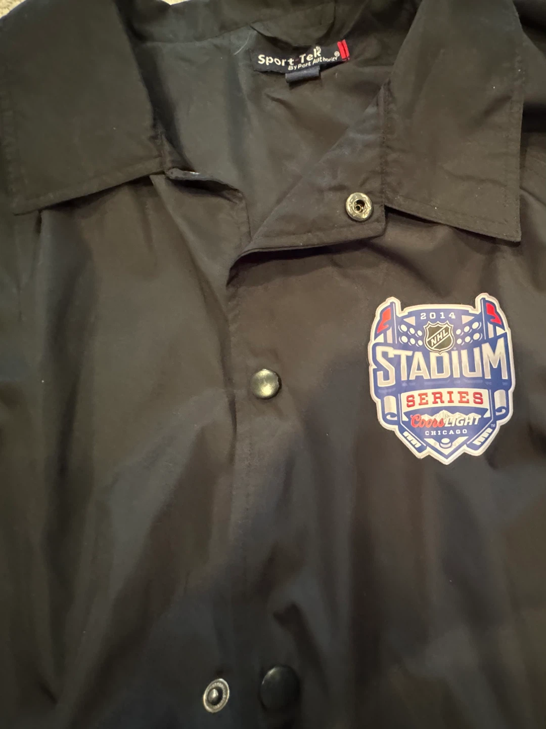 Sport-Tek NHL Stadium Series 2014 Chicago Black Jacket