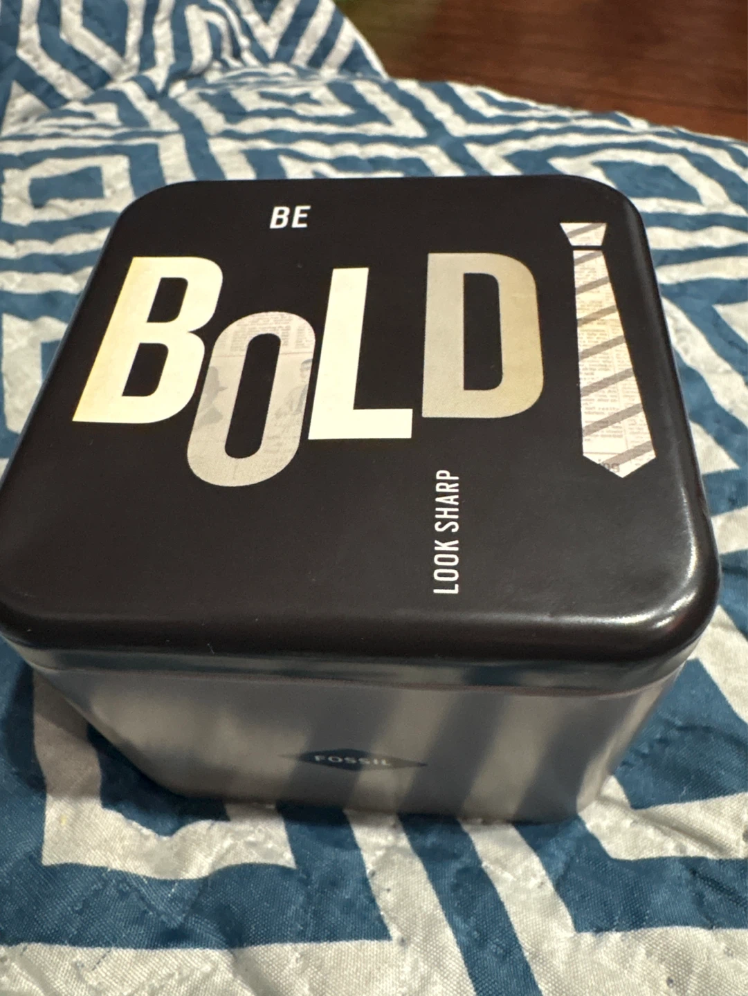 Fossil Chronograph Blue Dial Stainless Steel Watch - photo 5
