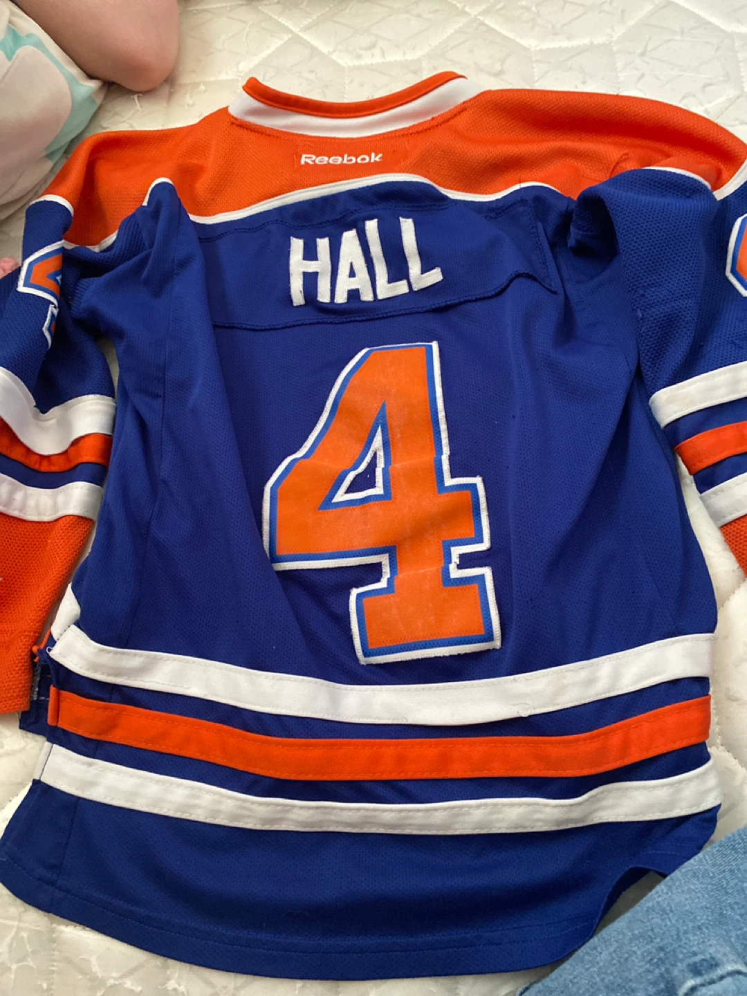 Reebok Edmonton Oilers Hall #4 Hockey Jersey - photo 2