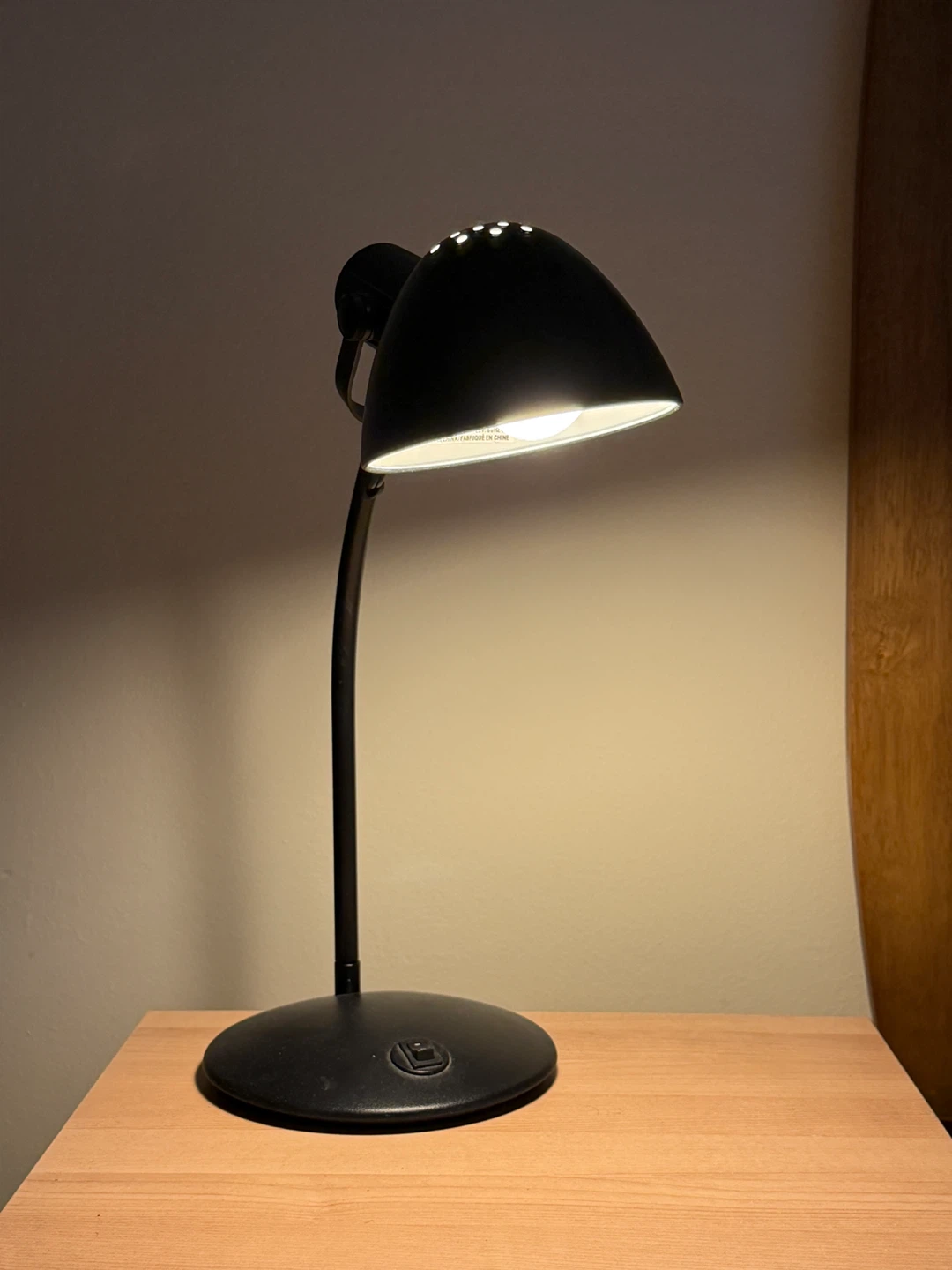 Black Adjustable Desk Lamp